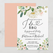 Ik doe BBQ Engagement Party Uitnodigingen (Voorkant / Achterkant)