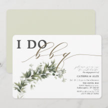 Ik doe BBQ Faded Greenery Engagement Party