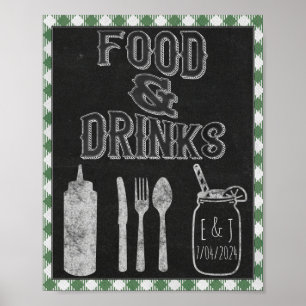 Ik Doe BBQ Feest Groene Voedselbar Eten & Drinken  Poster