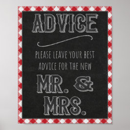 Ik doe BBQ-feestadvies en wensen voor meneer en me Poster