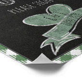 Ik doe BBQ-feestgastenboek Bruidsdouche Bord Poster (Hoek)