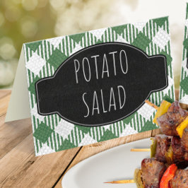 Ik Doe BBQ Feestje Gevouwen / Tentvormig Voedsetla Plaatskaartje