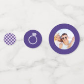 Ik doe BBQ Gingham Trouwdouche Confetti (Achterkanten)