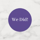 Ik doe BBQ Gingham Trouwdouche Confetti (Kleine voorkant)