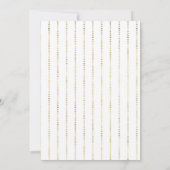 Ik doe BBQ Gold Couples Shower Engagement Party Kaart (Achterkant)