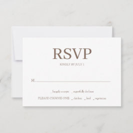 Ik doe BBQ-huwelijk RSVP-kaarten Notitiekaartje