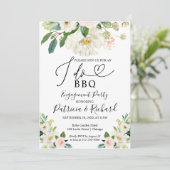 Ik doe BBQ-huwelijksaankondiging uitnodigingen (Staand voorkant)