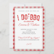 IK DOE BBQ informeel repetitie diner rood geruit