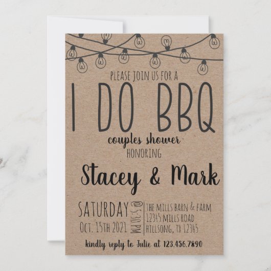 Ik Doe BBQ Kaart (Voorkant)