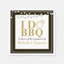 Ik doe BBQ Koppels Bruiloft Feest Verlovingsfeest