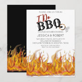 Ik doe BBQ Koppels Bruisfeest Kaart (Voorkant / Achterkant)