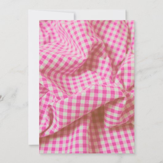 Ik doe BBQ koppels douchen | Rustic Pink Floral Kaart (Achterkant)