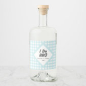 Ik Doe BBQ Likeurfles Etiket (Voorkant)