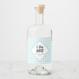 Ik doe BBQ Likeurfles Etiket