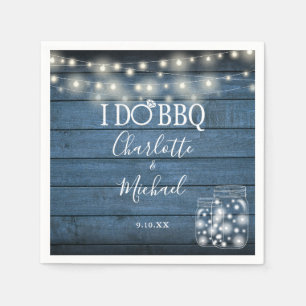 Ik Doe BBQ Mason Jar Slingerlichten Rustieke Verlo Servet