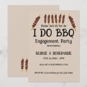 IK DOE BBQ Met Barbecue Stok Grill Kaart (Voorkant / Achterkant)