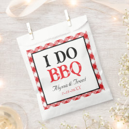 Ik doe BBQ moderne bruiloft Bedankzakje