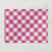 Ik doe BBQ Outdoor Zomer / Lente Roze bruiloft RSV Informatiekaartje (Achterkant)