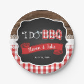 Ik doe BBQ Papier Bord - Rood (Voorkant)