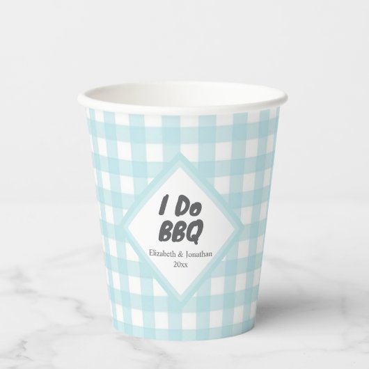 Ik doe BBQ Papieren Bekers (Voorkant)