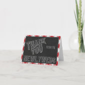 Ik doe BBQ Party Bridal of Wedding Shower Bedankt Notitiekaartje (Voorkant)