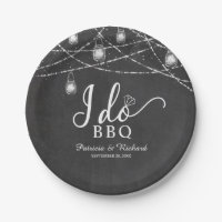 Ik Doe BBQ Rustic Krijt Verlovingsfeest