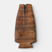 Ik Doe BBQ Rustieke Verloving Feest Koppels Bruisp Flesjeskoeler (Achterkant)