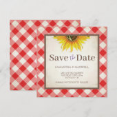 Ik doe BBQ Save the Date Uitnodigingen (Voorkant / Achterkant)