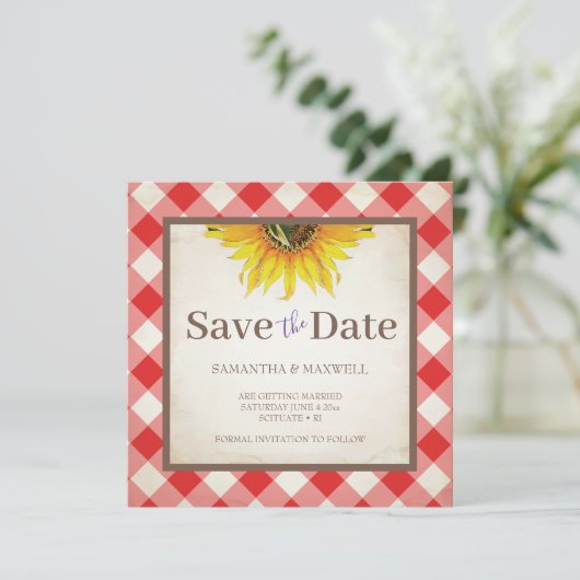 Ik doe BBQ Save the Date Uitnodigingen (Staand voorkant)