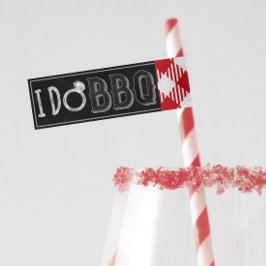 Ik doe BBQ Straw Label Drink