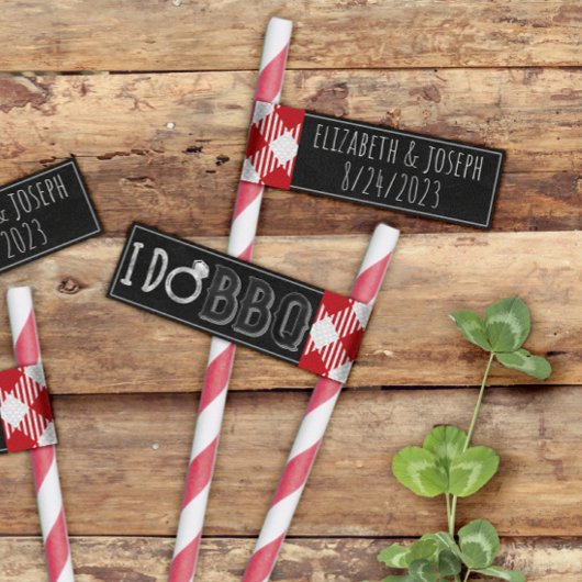 Ik doe BBQ Straw Label Drink