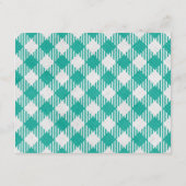 Ik doe BBQ Turquoise Outdoor Spring Wedding RSVP Informatiekaartje (Achterkant)