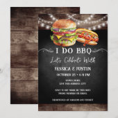 Ik doe BBQ-uitnodiging voor verloving Kaart (Voorkant / Achterkant)