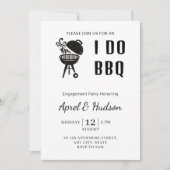 Ik Doe Bbq Verloving Feest Bbq Koppels Bruiloft Fe Kaart (Voorkant)
