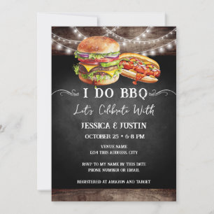 Ik doe BBQ Verloving Invitation Kaart