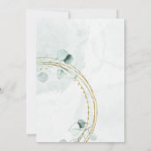 Ik doe BBQ Vrijgezellenfeest Eucalyptus Gold Simpl Kaart (Achterkant)