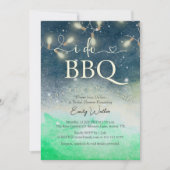 Ik doe BBQ Vrijgezellenfeest Night Garden Waterver Kaart (Voorkant)