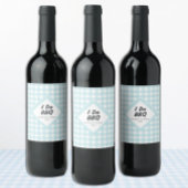 Ik doe BBQ Wijn Etiket