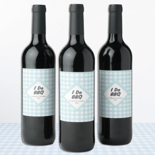 Ik Doe BBQ Wijn Etiket