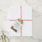 Ik doe BBQ Zonnebloem Rustieke Engagement Party Fa Cadeaulabel (Met Touw)