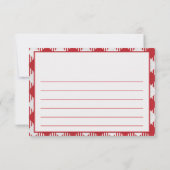 Ik doe blanco activiteiten van de BBQ-partij, antw Notitiekaartje (Achterkant)