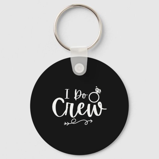 Ik Doe Bruid Bruidegom Huwelijk Bachelor Bachelore Sleutelhanger (Voorkant)