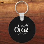 Ik Doe Bruid Bruidegom Huwelijk Bachelor Bachelore Sleutelhanger (Voorkant)