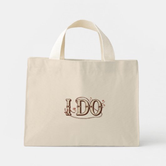 Ik doe bruid Canvas tas (Achterkant)