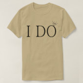 Ik doe bruid diamant 1 t-shirt (Design voorkant)