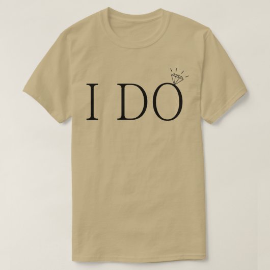 Ik doe bruid diamant 1 t-shirt (Design voorkant)