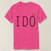 Ik doe bruid masker t-shirt (Design voorkant)