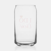 Ik Doe Bruidsmeisjes Bruiloft Blikvorm Glas (Achterkant)