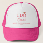 Ik Doe Bruidsmeisjes Bruiloft Trucker Pet (Voorkant)