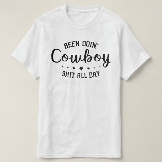 Ik doe cowboy t-shirt (Design voorkant)